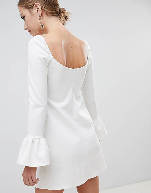 Balta mini suknelė 4 Balta mini suknelė 4