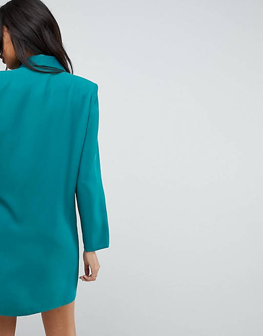 Marskiniu-tipo-suknele-zalia-S-3 Žalia švarko tipo suknelė 2