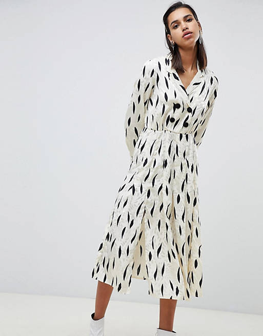 Zebrine-midi-suknele-M-2 Raštuota midi suknelė 2